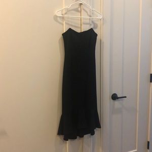 Black Strapless Dress